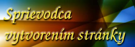 Sprievodca vytvaranim stranky